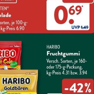 Fruchtgummi bei Aldi SÜD