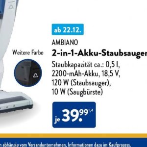 Staubsauger bei Aldi SÜD