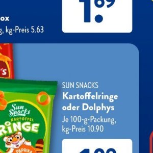 Snacks bei Aldi SÜD