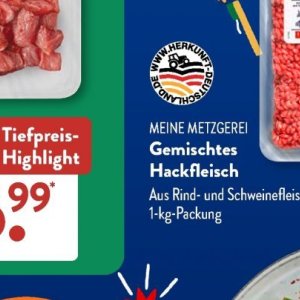 Hackfleisch bei Aldi SÜD