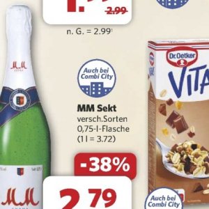 Sekt bei Combi