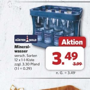 Mineralwasser bei Combi