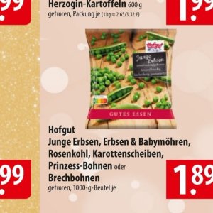 Erbsen bei Famila Nord Ost