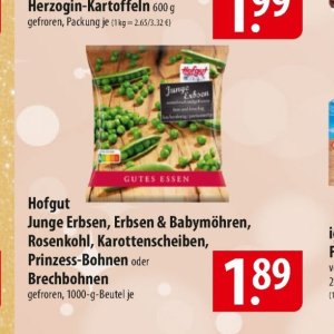 Erbsen bei Famila Nord Ost