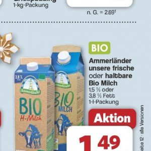 Milch bei Famila Nord West