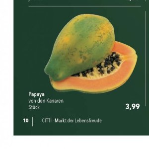 Papaya bei Citti Markt