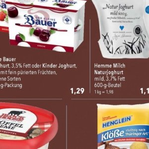 Joghurt bei Citti Markt