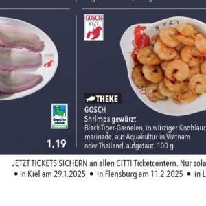 Shrimps bei Citti Markt