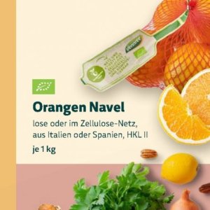 Orangen bei BioMarkt