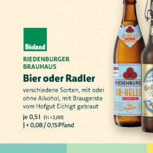 Bier bei BioMarkt