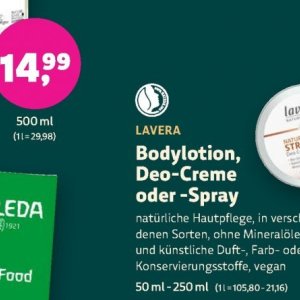 Bodylotion bei BioMarkt