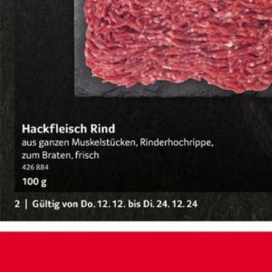 Hackfleisch bei Selgros