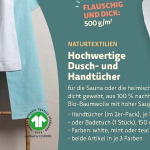 Handtücher bei BioMarkt