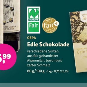 Schokolade bei BioMarkt