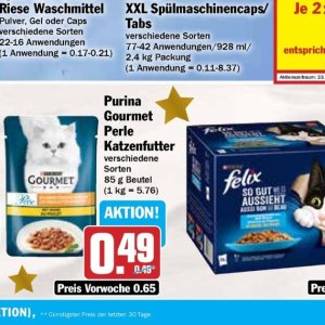 Katzenfutter purina  bei Hit