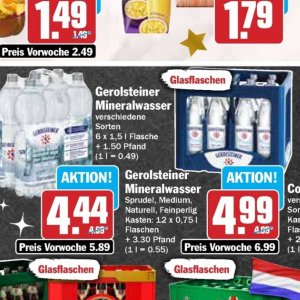 Mineralwasser bei Hit