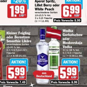 Wodka bei Hit