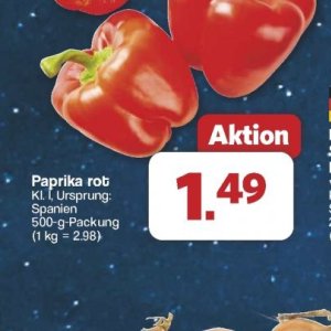 Paprika bei Famila Nord West