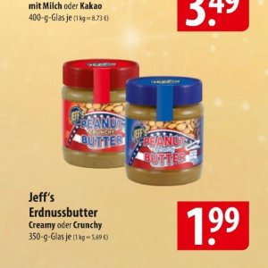 Erdnussbutter bei Famila Nord Ost