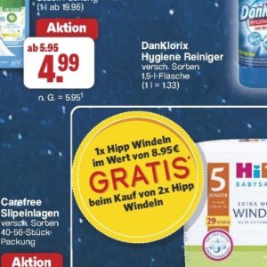 Windeln bei Famila Nord West