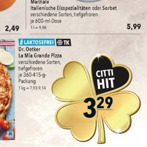 Pizza bei Citti Markt