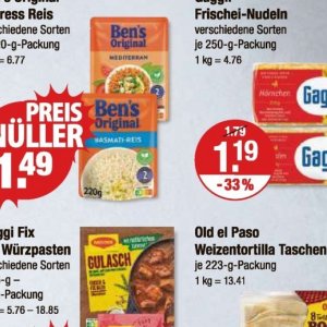 Reis bei V-Markt