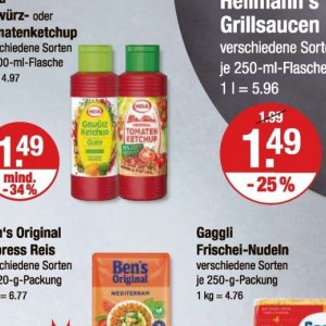 Ketchup bei V-Markt