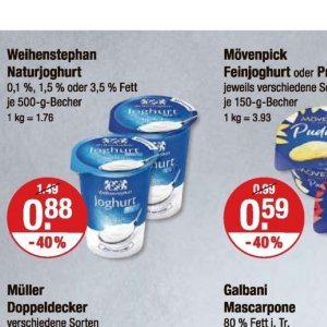 Joghurt bei V-Markt