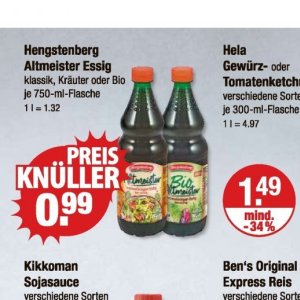 Essig bei V-Markt