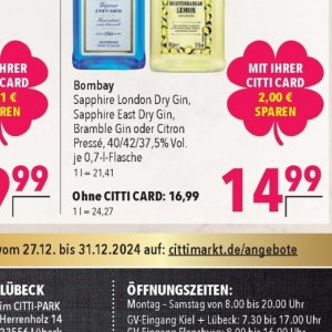 Gin bei Citti Markt