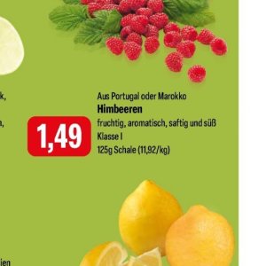 Himbeeren bei Feneberg