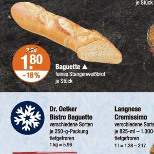 Baguette bei V-Markt