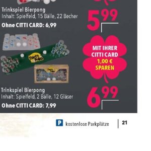 Gläser bei Citti Markt