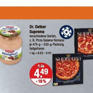 Pizza bei V-Markt