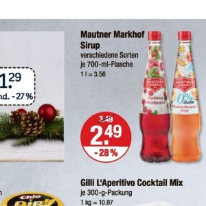 Sirup bei V-Markt