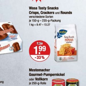 Snacks bei V-Markt