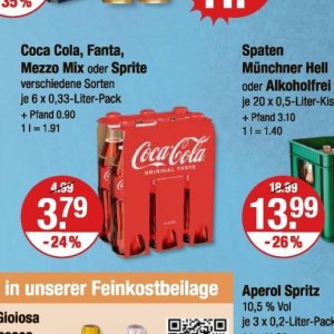 Coca-cola bei V-Markt