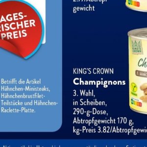 Champignons bei Aldi SÜD