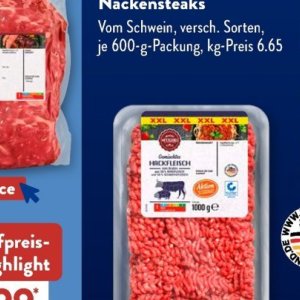 Hackfleisch bei Aldi SÜD