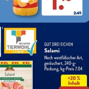 Salami bei Aldi SÜD