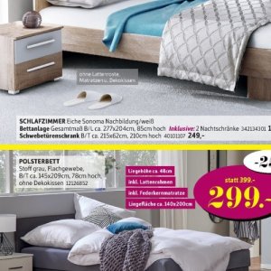 Schlafzimmer bei Sconto