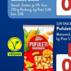 Snacks bei Aldi SÜD