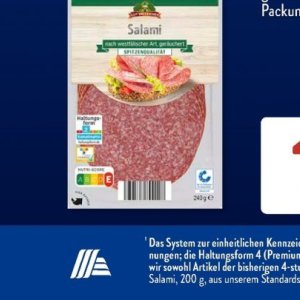 Salami bei Aldi SÜD