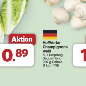 Champignons bei Famila Nord West