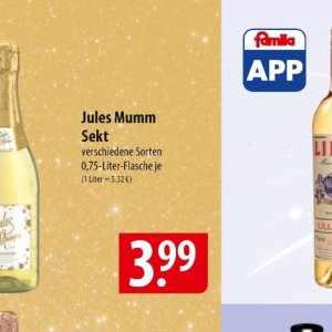 Mumm bei Famila Nord Ost