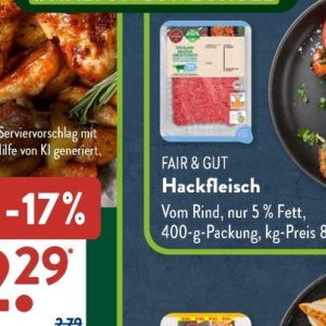 Hackfleisch bei Aldi SÜD