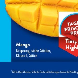 Mango bei Aldi SÜD