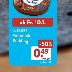 Pudding bei Aldi SÜD