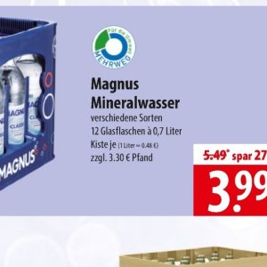 Mineralwasser bei Famila Nord Ost