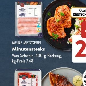 Minutensteaks bei Aldi SÜD